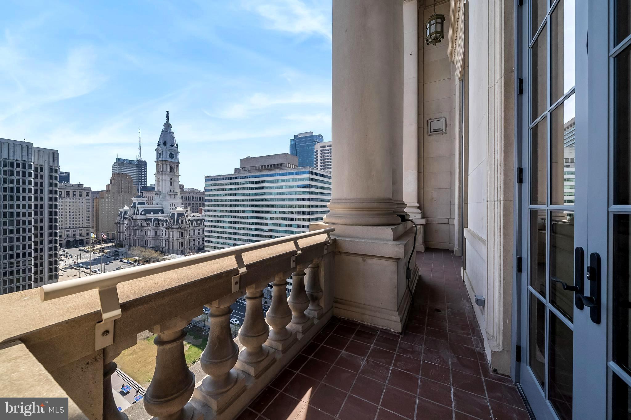 1600 Arch Street, Unit 1621 Philadelphia, PA 19103 - Photo 16 of 46 a city view from balcony