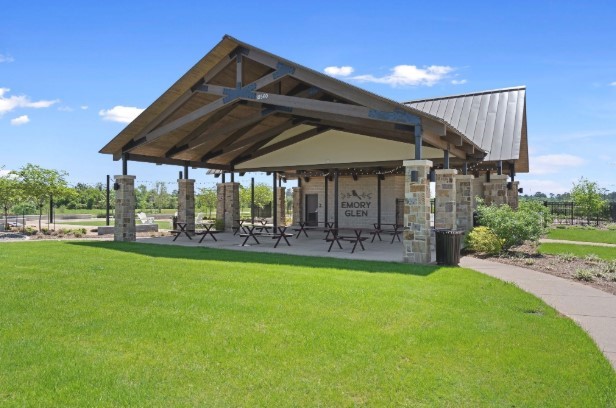 19293 Hazel Firs Court Magnolia, TX 77355 - Photo 36 of 36 a view of a backyard with swimming pool