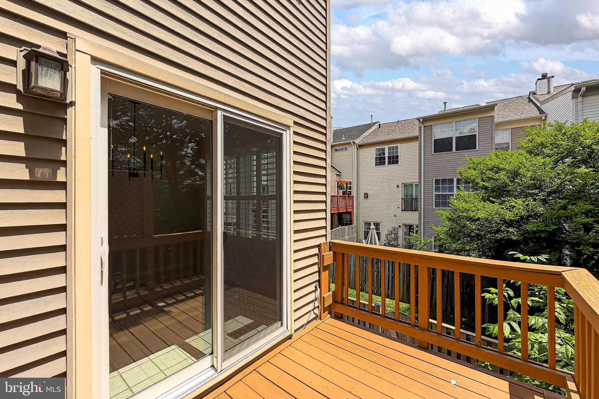 13157 Kidwell Field Road Herndon, VA 20171 - Photo 41 of 50 Sunny balcony with serene views.