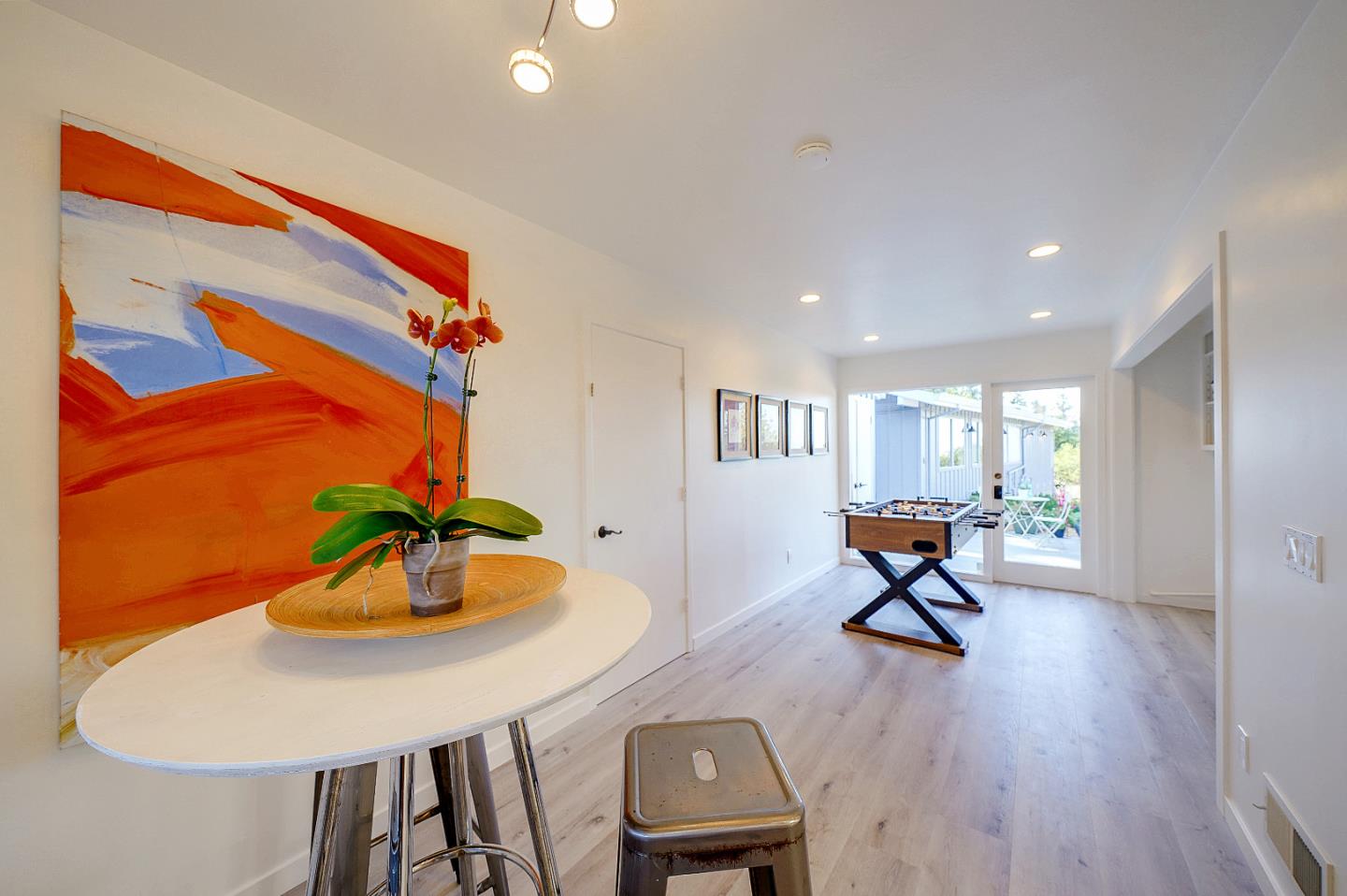1122 Southdown Road Hillsborough, CA 94010 - Photo 24 of 42 a living room with furniture and a potted plant