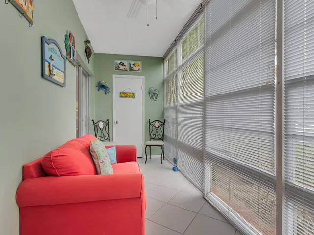 a workspace with furniture