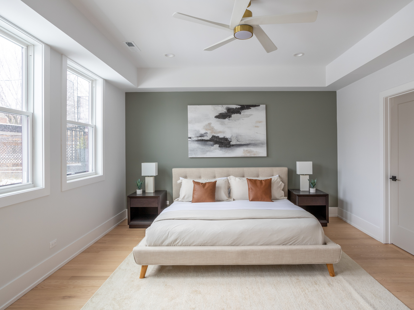 2228 West Lyndale Street Chicago, IL 60647 - Photo 13 of 23 a bedroom with a large bed and a window