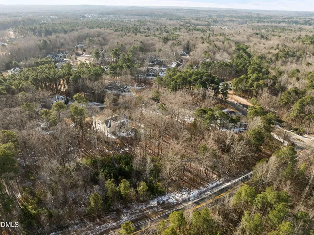 an aerial view of forest
