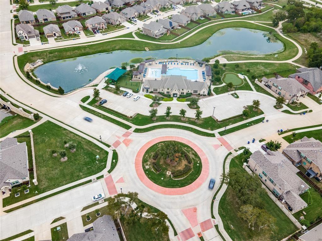 4312 Ridgewood Road Melissa, TX 75454 - Photo 40 of 40 an aerial view of a house with a garden and swimming pool