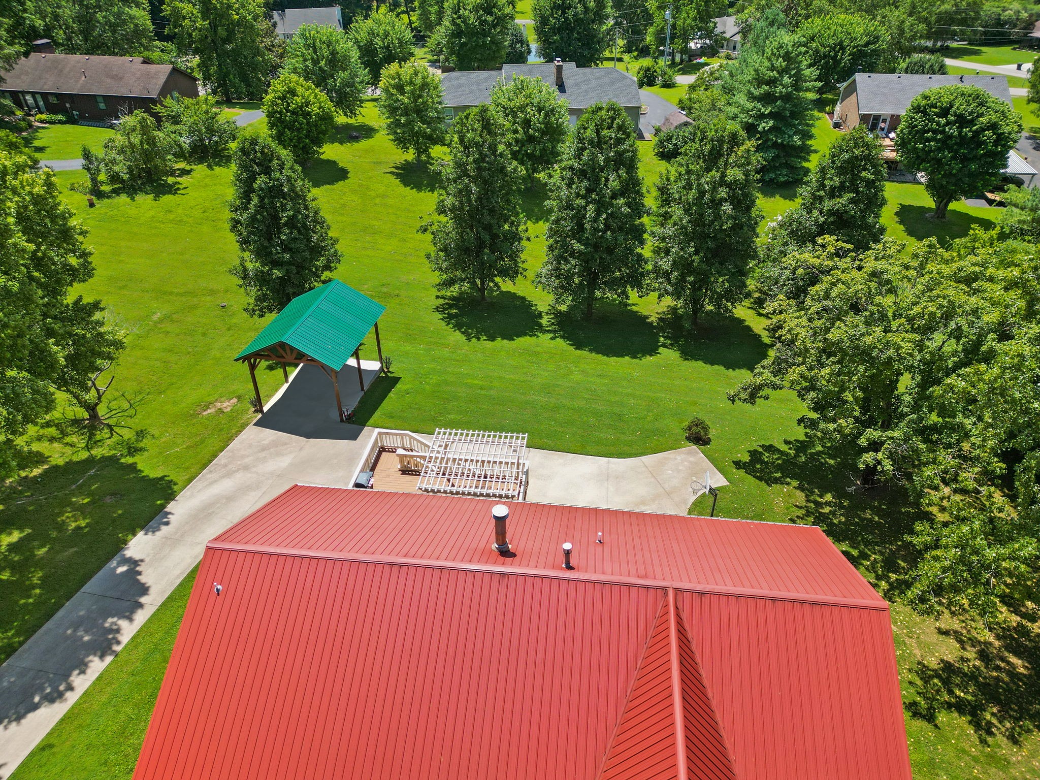 666 Lakeside Drive Springfield, TN 37172 - Photo 59 of 67 an aerial view of a house with yard swimming pool and outdoor seating