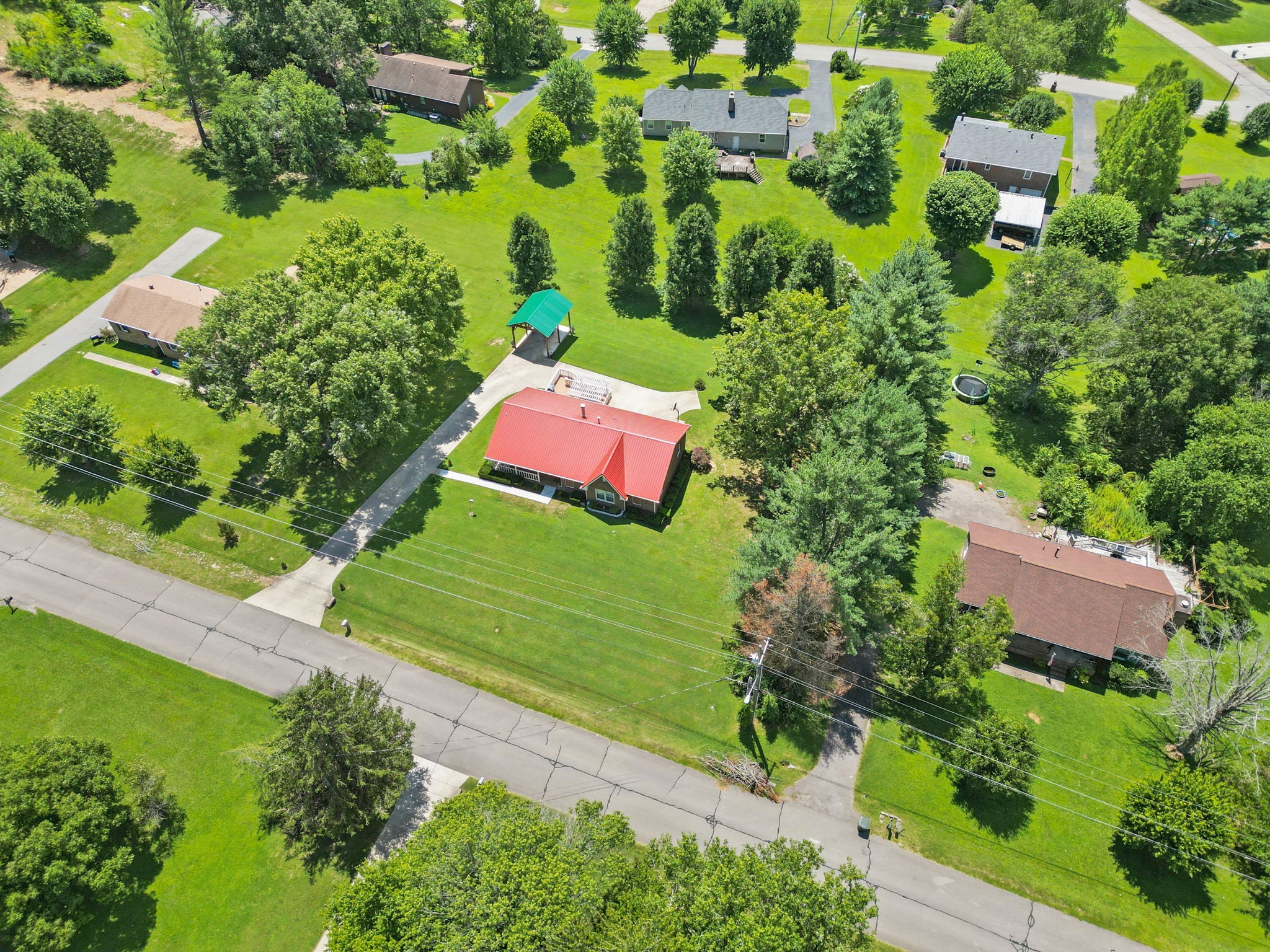 666 Lakeside Drive Springfield, TN 37172 - Photo 10 of 67 an aerial view of residential house with outdoor space and street view