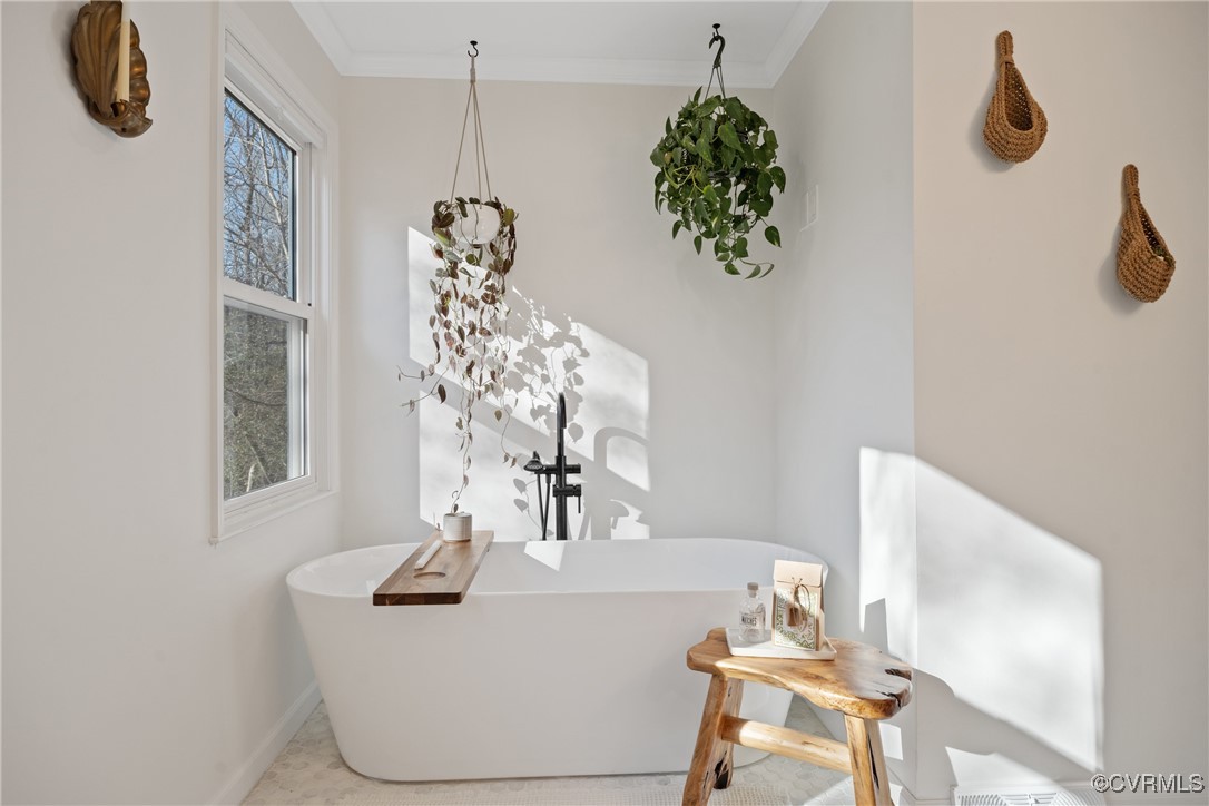 12646 Old Ridge Road Beaverdam, VA 23015 - Photo 18 of 48 Bathroom featuring crown molding, a healthy amount
