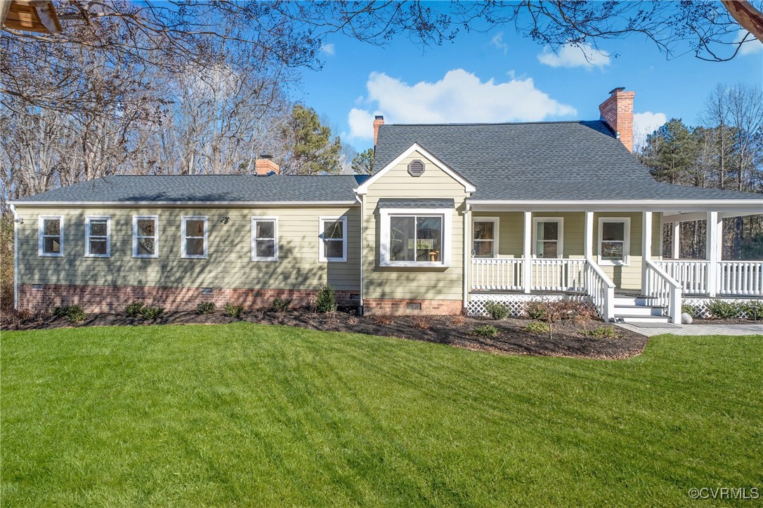 12646 Old Ridge Road Beaverdam, VA 23015 - Photo 2 of 48 View of front of house featuring a porch and a fro