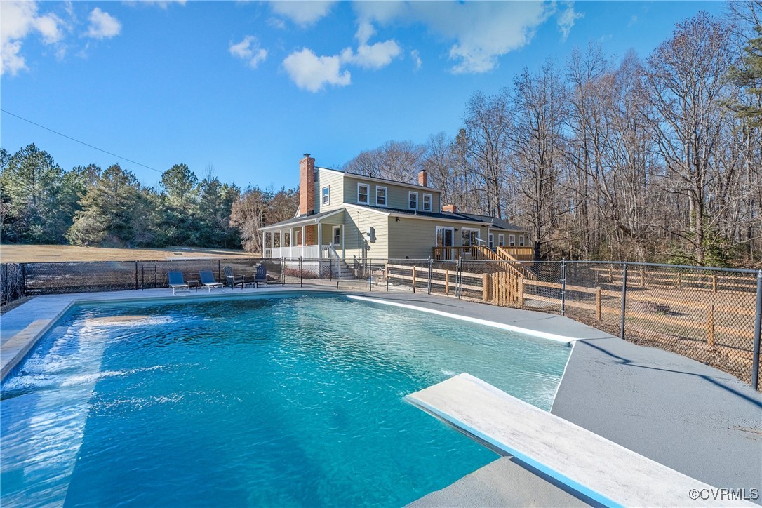 12646 Old Ridge Road Beaverdam, VA 23015 - Photo 38 of 48 View of pool with a diving board