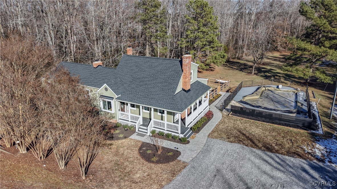 12646 Old Ridge Road Beaverdam, VA 23015 - Photo 47 of 48 Drone / aerial view