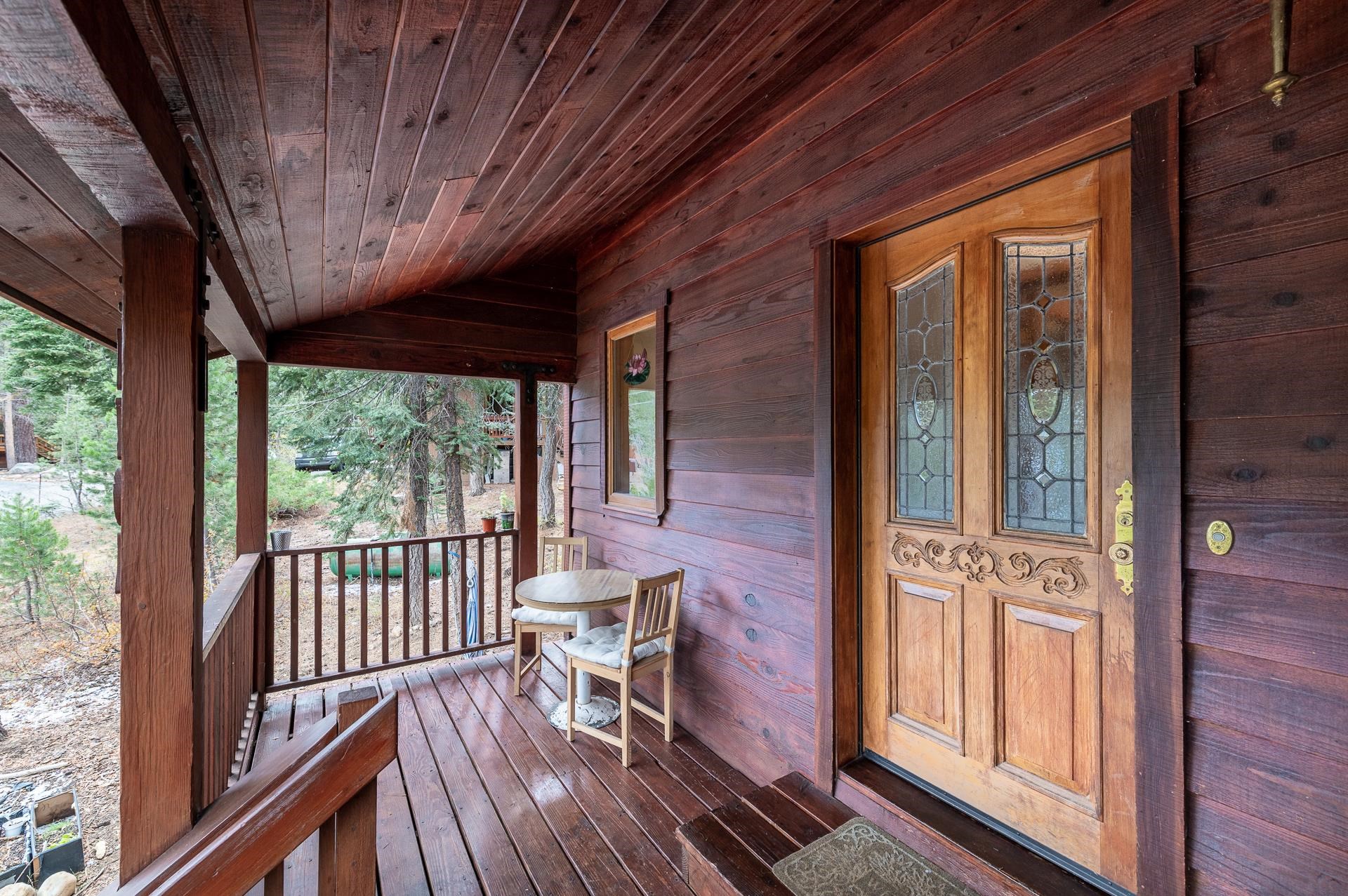1191 Snow Crest Road Alpine Meadows, CA 96146 - Photo 20 of 21 a view of a porch with wooden floor and outdoor space