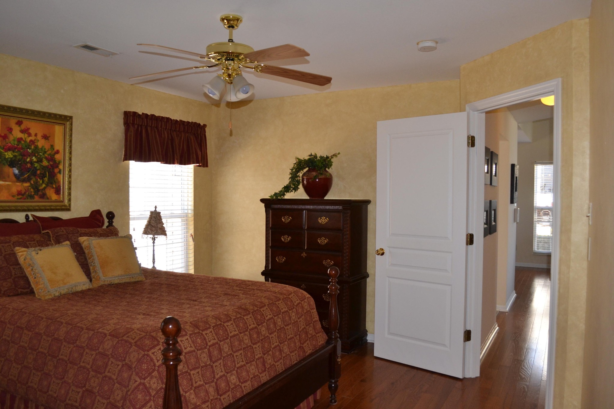 929 Station View Road Knoxville, TN 37919 - Photo 13 of 33 a bedroom with a bed and a chandelier