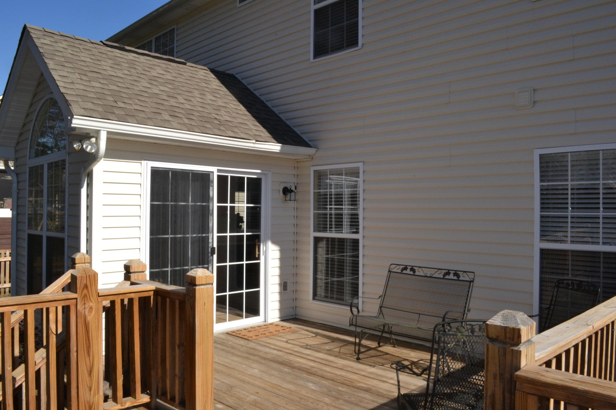 929 Station View Road Knoxville, TN 37919 - Photo 26 of 33 a view of a deck with wooden floor and fence