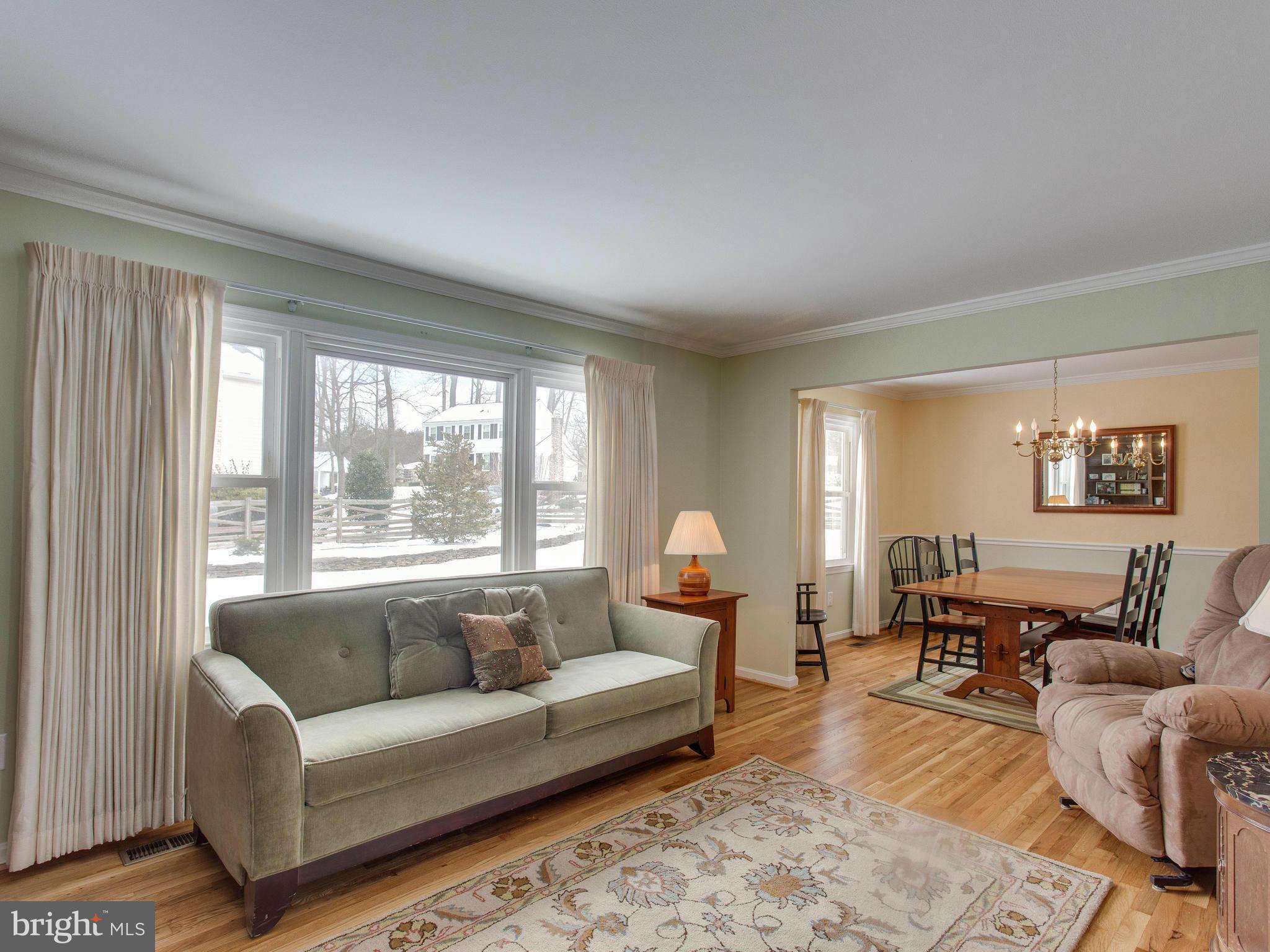 9304 Winbourne Road Burke, VA 22015 - Photo 4 of 30 Formal Living Room w/Vinyl Windows