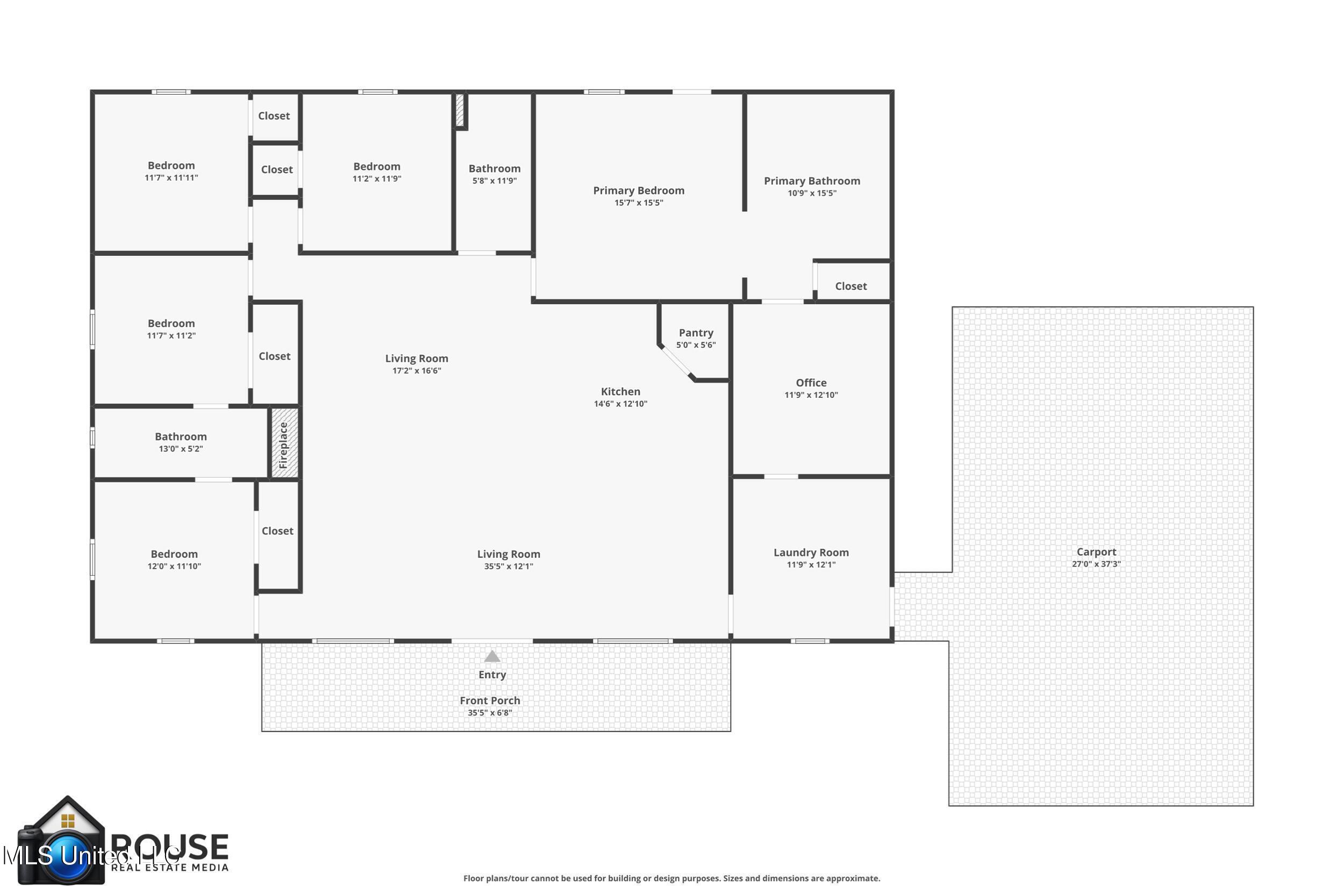 13 Homer Ladner Road Poplarville, MS 39470 - Photo 59 of 59 62_13 homer ladner floor plan.png
