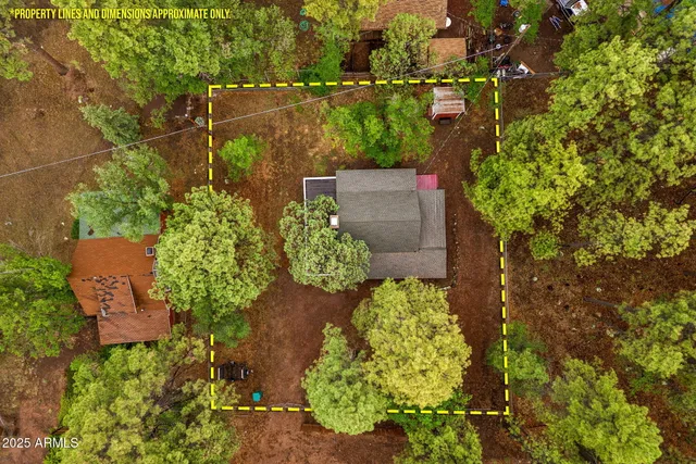 a view of a field with an ocean