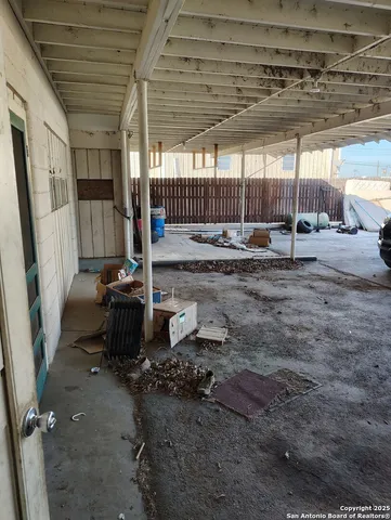 a car parked in garage