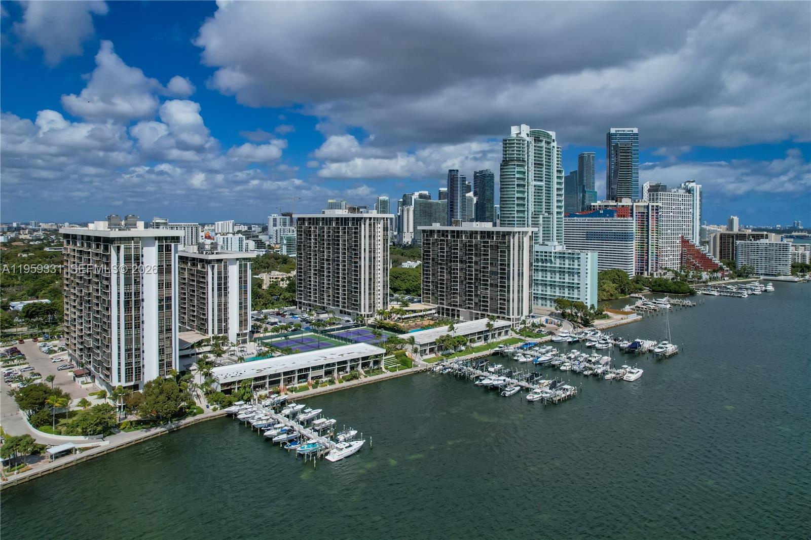 1901 Brickell Avenue, Unit B407 Miami, FL 33129 - Photo 15 of 27 a view of a city with tall buildings