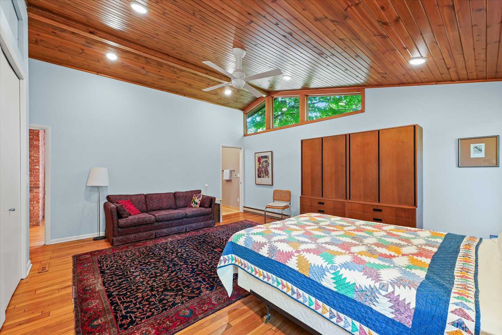 2119 Galen Drive Champaign, IL 61821 - Photo 21 of 39 a bedroom with a bed window and couch