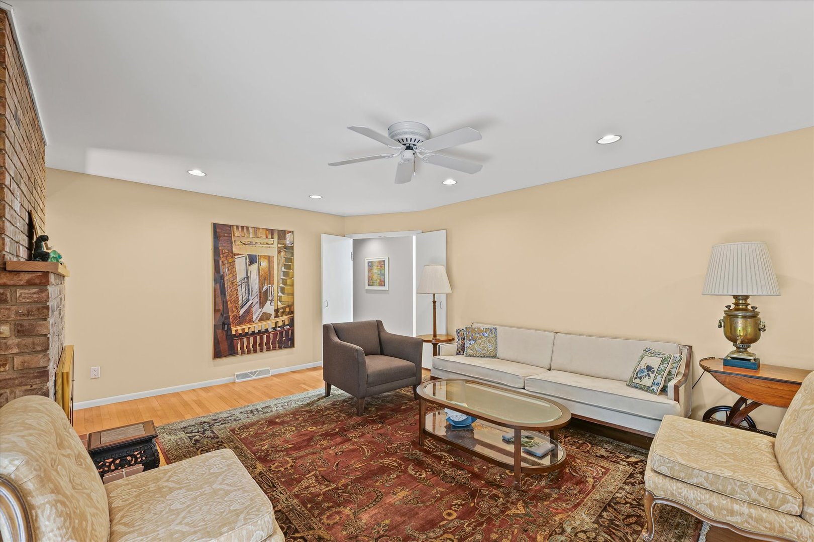 2119 Galen Drive Champaign, IL 61821 - Photo 7 of 39 a living room with furniture and a rug
