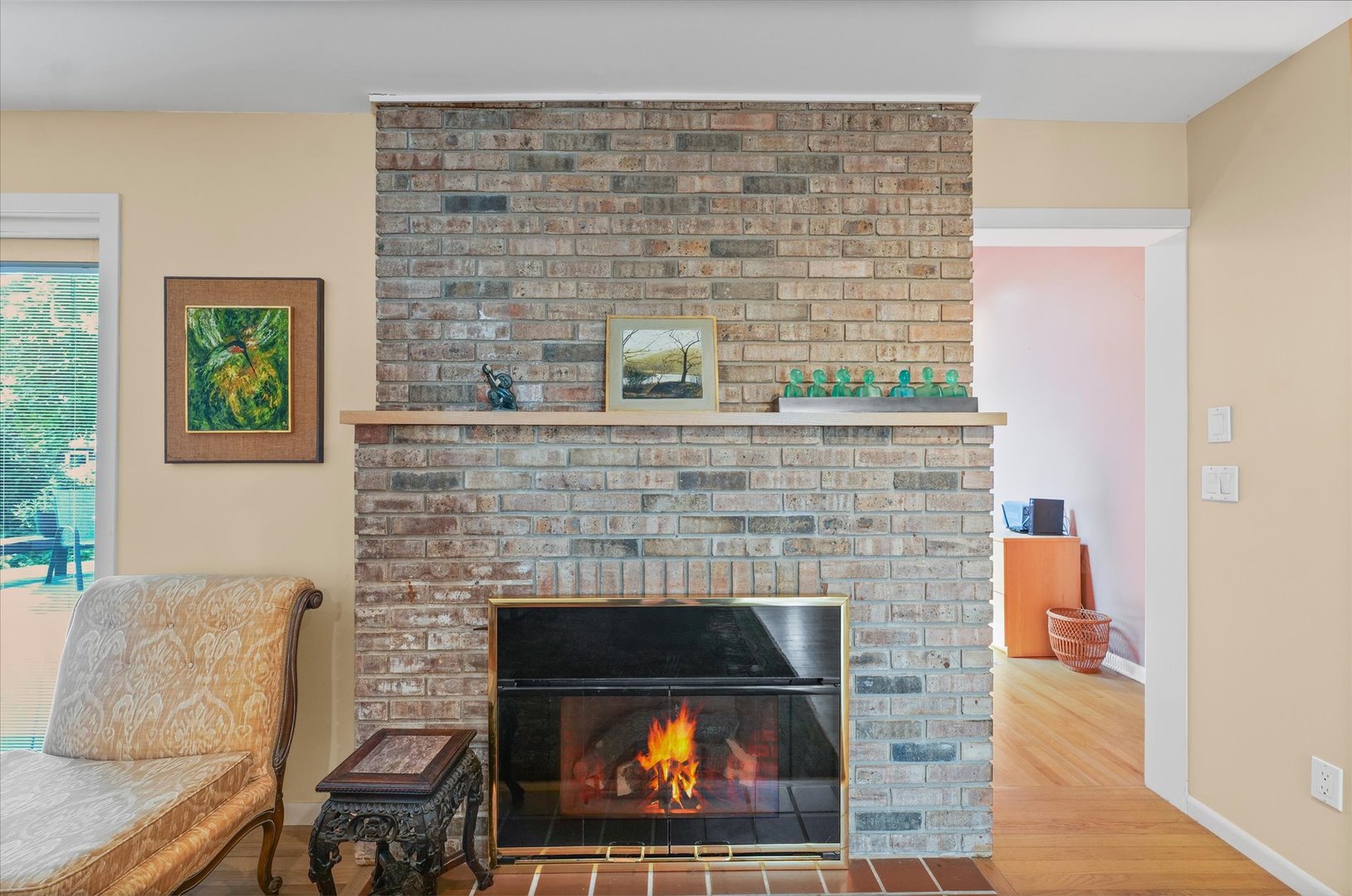 2119 Galen Drive Champaign, IL 61821 - Photo 9 of 39 a living room with furniture and a fireplace