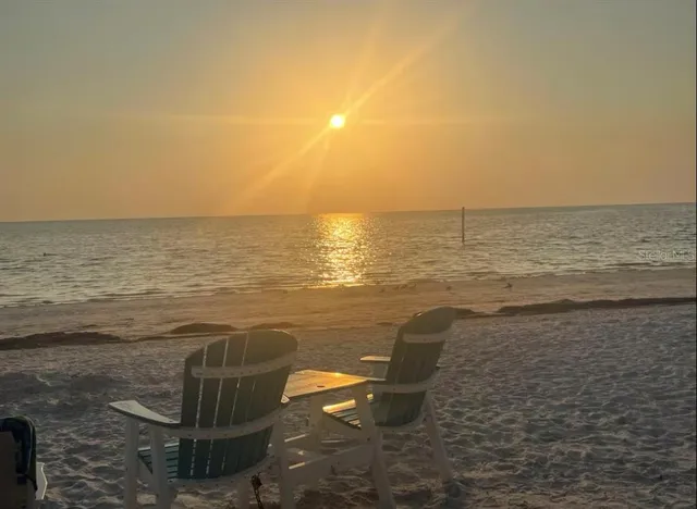 a view of an ocean and beach