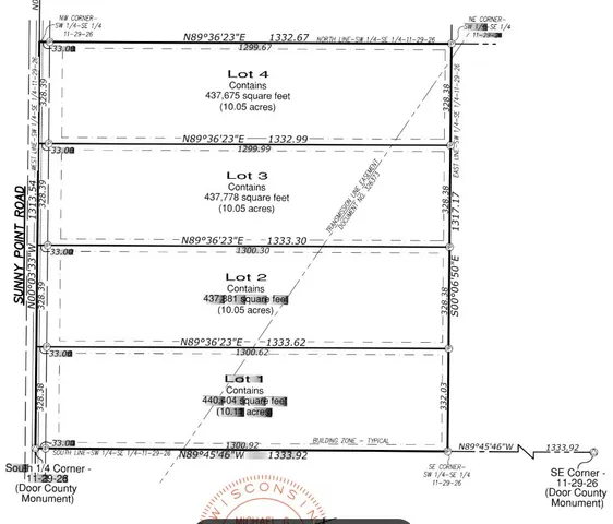 $209,900 | 6800 Sunny Point Road, Unit 1, Egg Harbor, WI 54209