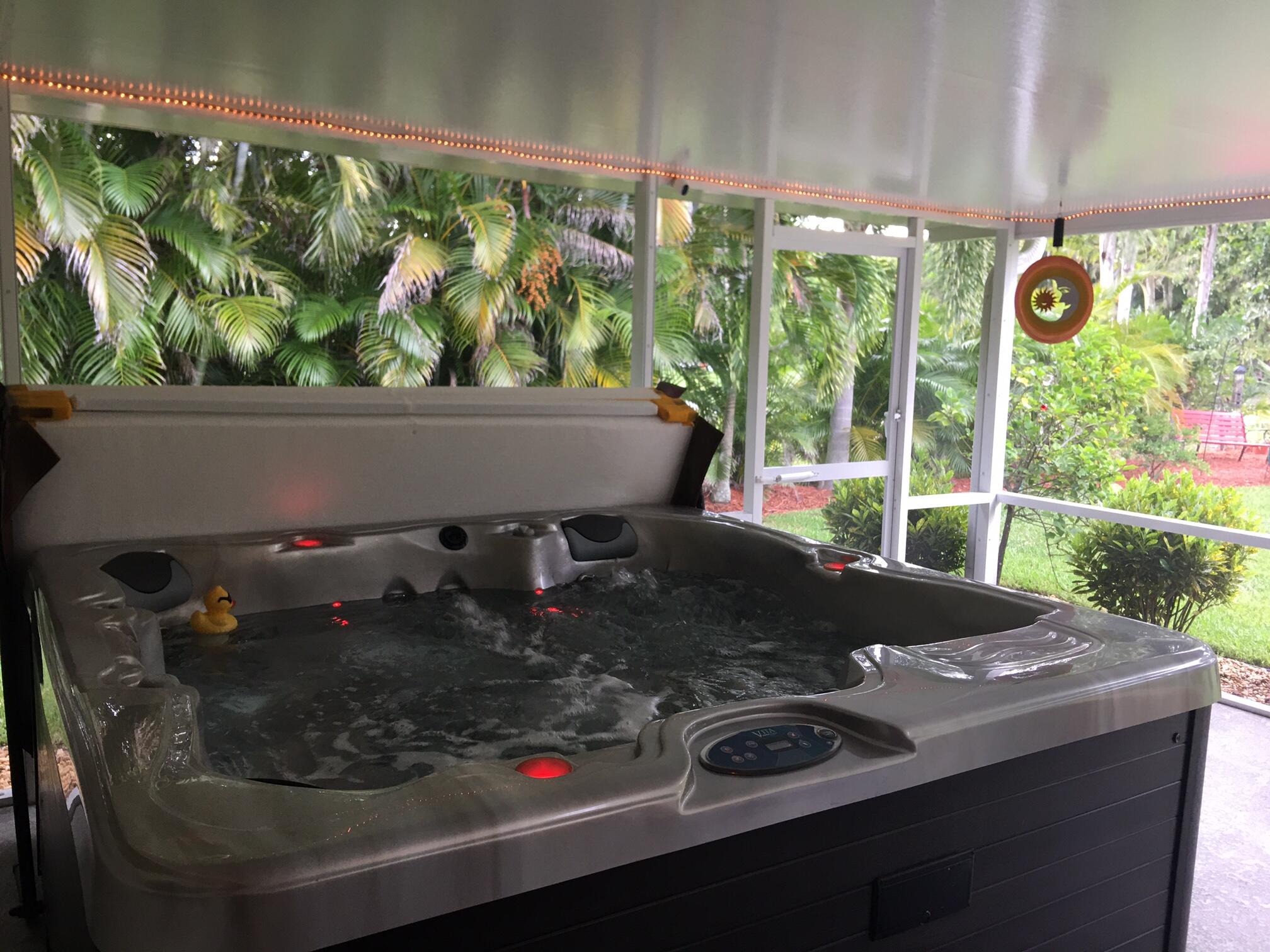5597 Southeast Major Way Stuart, FL 34997 - Photo 34 of 53 Hot Tub View