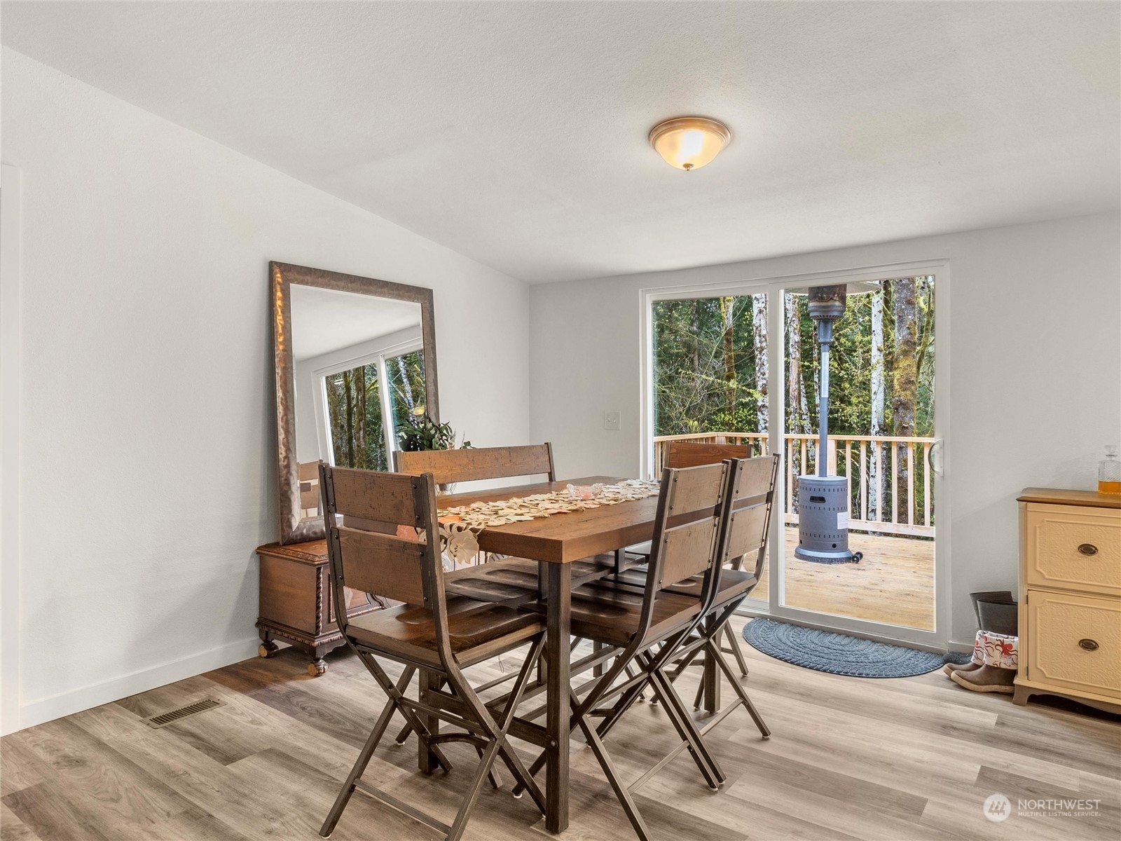 1400 West Deegan Road West Shelton, WA 98584 - Photo 3 of 40 a view of a dining room with furniture window and outside view