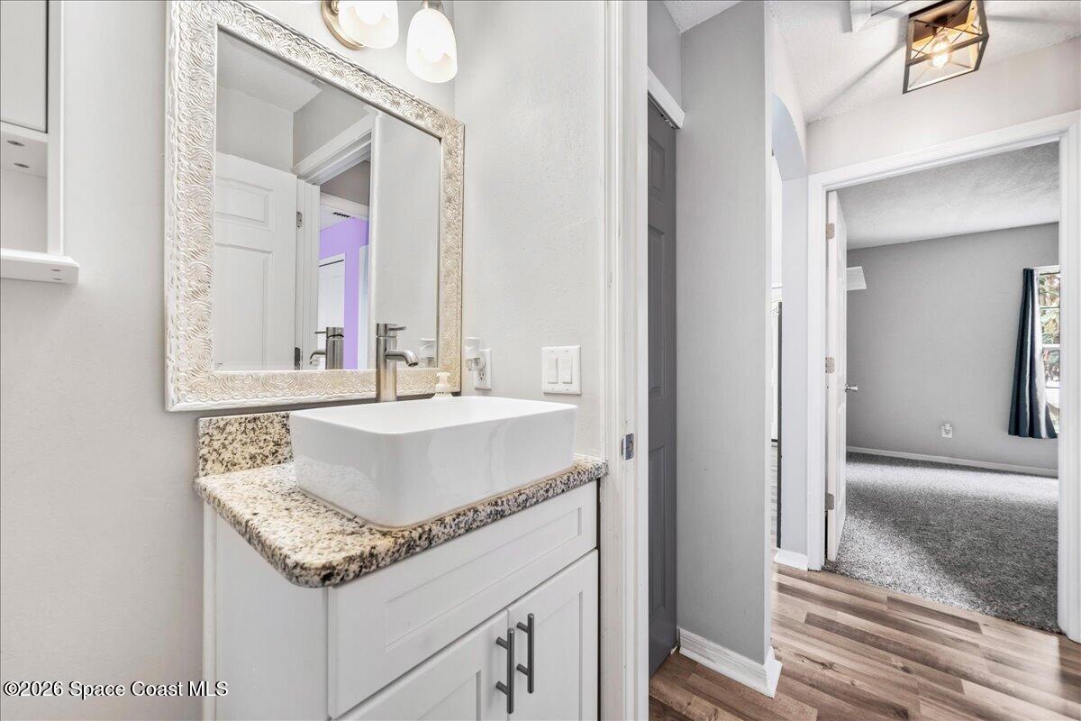 1157 Aron Street Cocoa, FL 32927 - Photo 20 of 39 Bathroom 2 to Hall