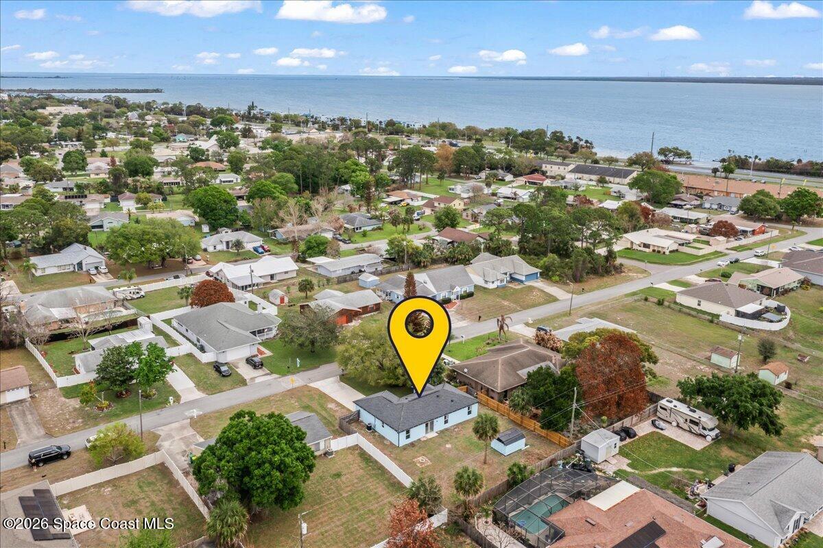1157 Aron Street Cocoa, FL 32927 - Photo 30 of 39 Aerial with 1157 Aron Highlighted