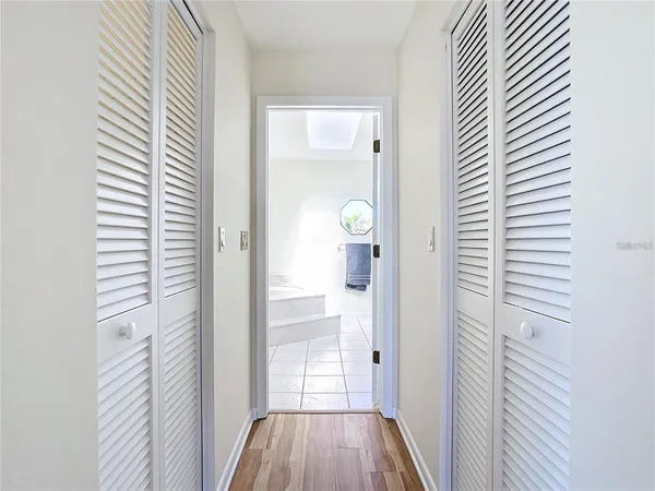 a view of a room with garage