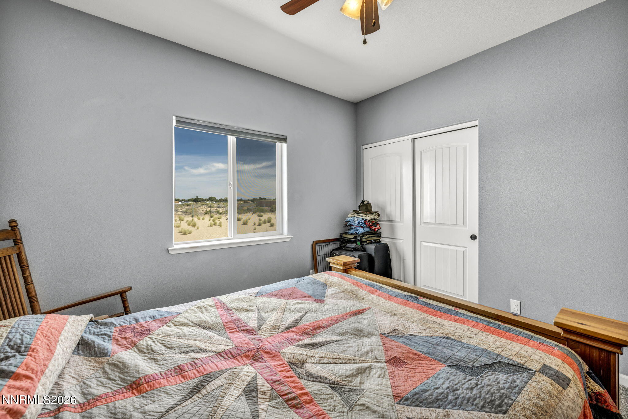 1286 Sky Ridge Drive Fallon, NV 89406 - Photo 35 of 49 a bedroom with a bed and a window