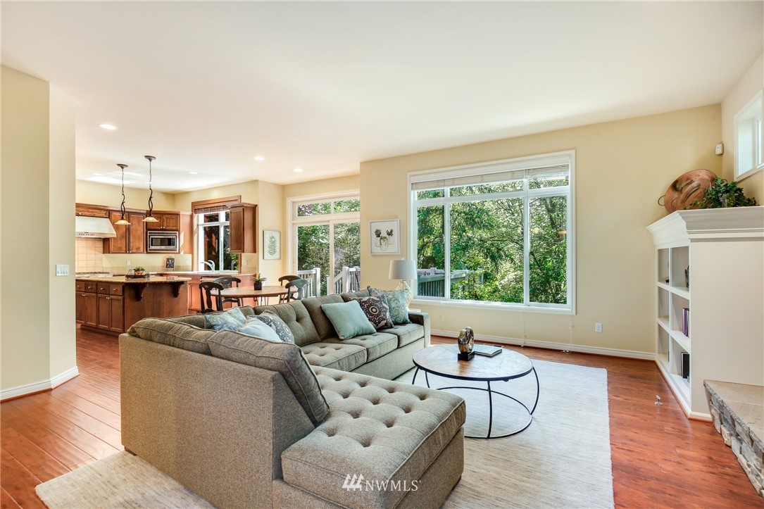 807 South 36th Place Renton, WA 98055 - Photo 17 of 39 a living room with furniture and a large window