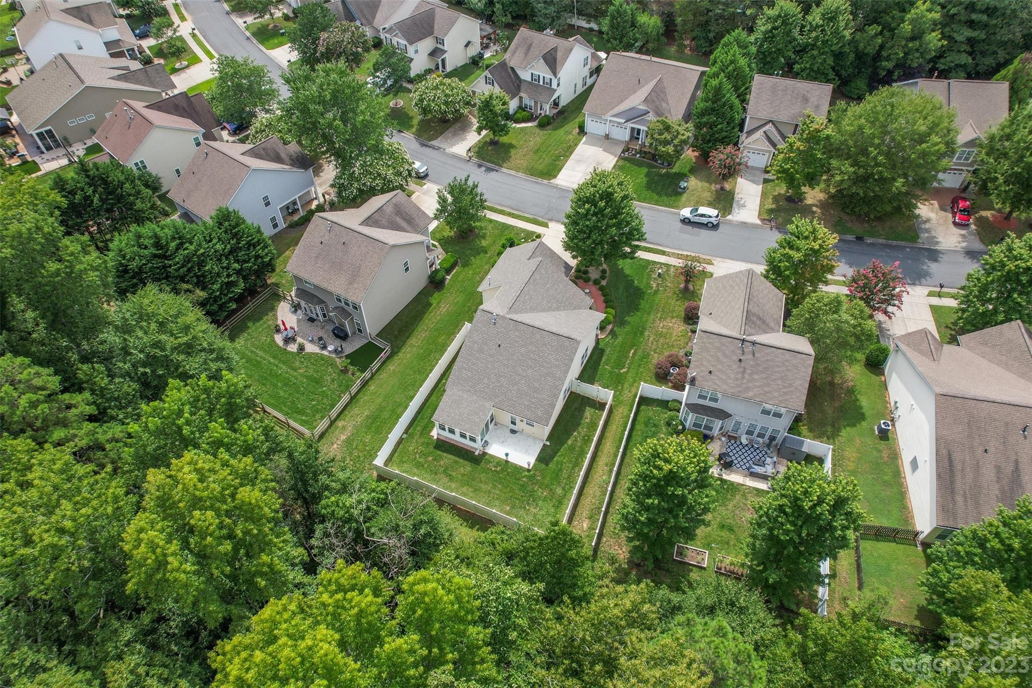 143 Whitley Mills Road Fort Mill, SC 29708 - Photo 28 of 28 an aerial view of residential house with outdoor space and street view