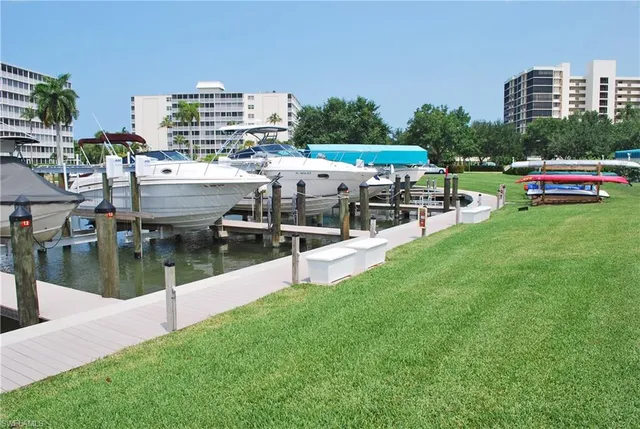 a childrens park with lots of swings and slides