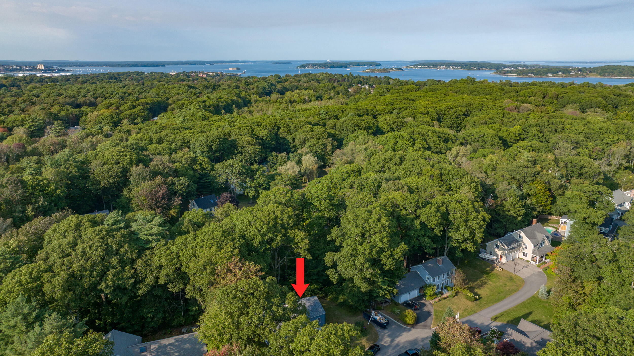6 Hemlock Hill Road Cape Elizabeth, ME 04107 - Photo 35 of 42 6 Hemlock Hill Drone Arrow-8
