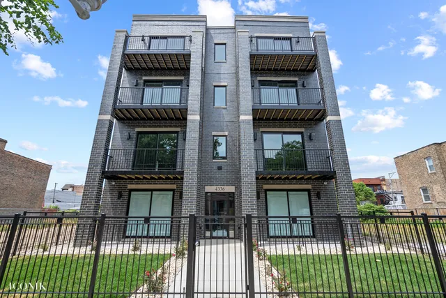 a view of a house with a balcony