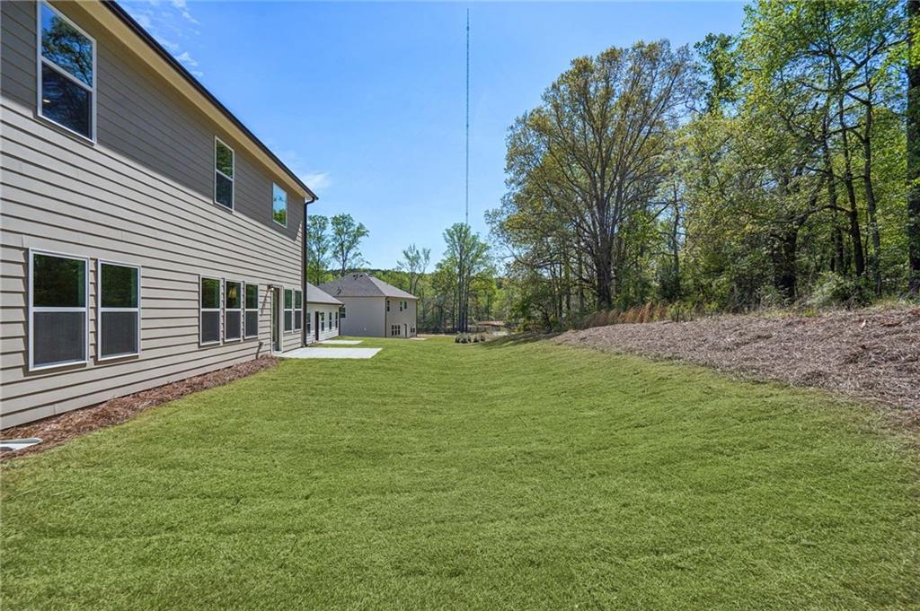 240 Silverleaf Trail Bethlehem, GA 30620 - Photo 26 of 39 a backyard of a house with lots of green space