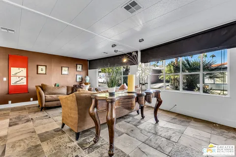a room with furniture and window