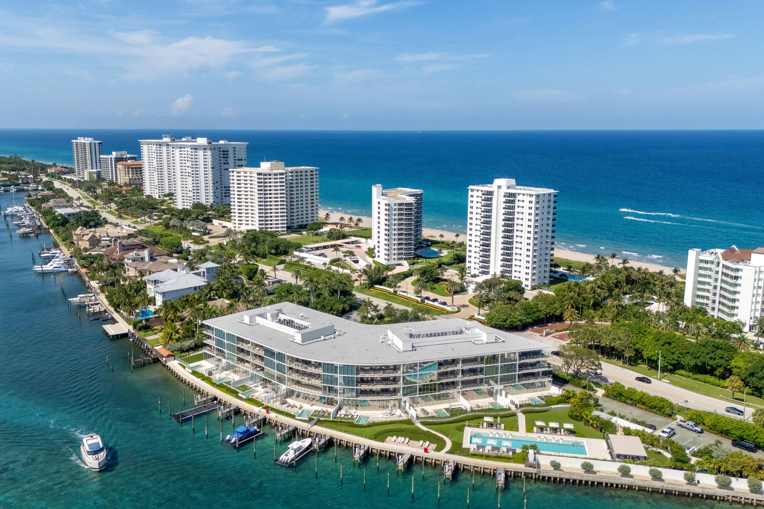 725 South Ocean Boulevard, Unit 402 Boca Raton, FL 33432 - Photo 40 of 41 a view of a city with tall buildings