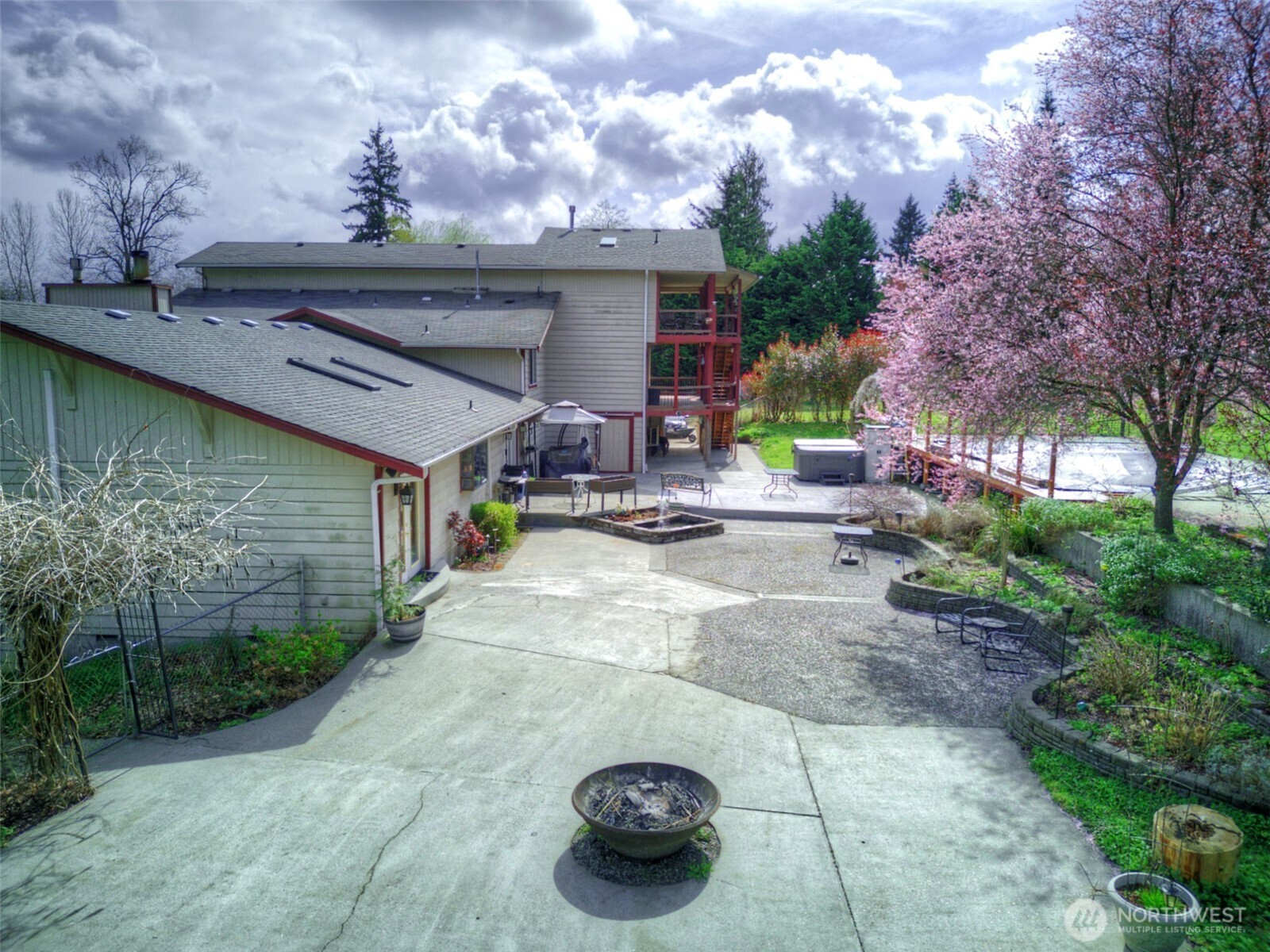 15714 Forty Five Road Arlington, WA 98223 - Photo 35 of 40 a view of entryway with a garden