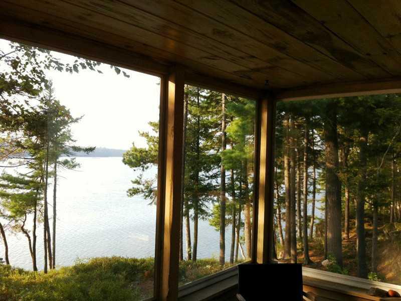 498 Harpswell Islands Road Harpswell, ME 04079 - Photo 15 of 34 Other. View from the screened porch.