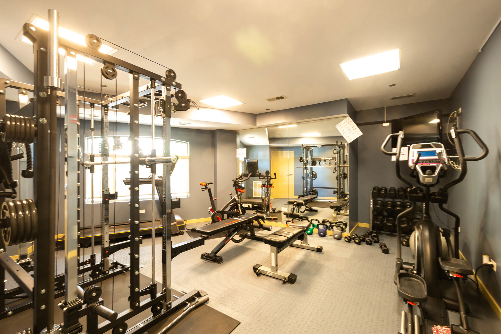1075 West Roosevelt Road, Unit 201 Chicago, IL 60608 - Photo 19 of 21 a view of a room with gym equipment
