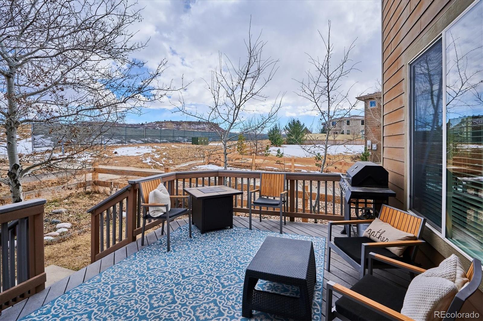 10904 Brooklawn Road Highlands Ranch, CO 80130 - Photo 40 of 50 a view of a balcony with seating space