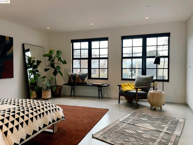 a roof deck with couch