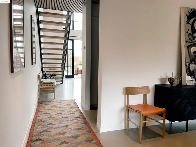 a room with gym equipment