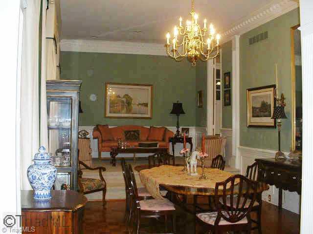 3320 North Rockingham Road Greensboro, NC 27407 - Photo 5 of 9 Other. Dramatic sunken dining room with volume ceiling and elabarate dentil moldings adds intrique to your dinner parties.