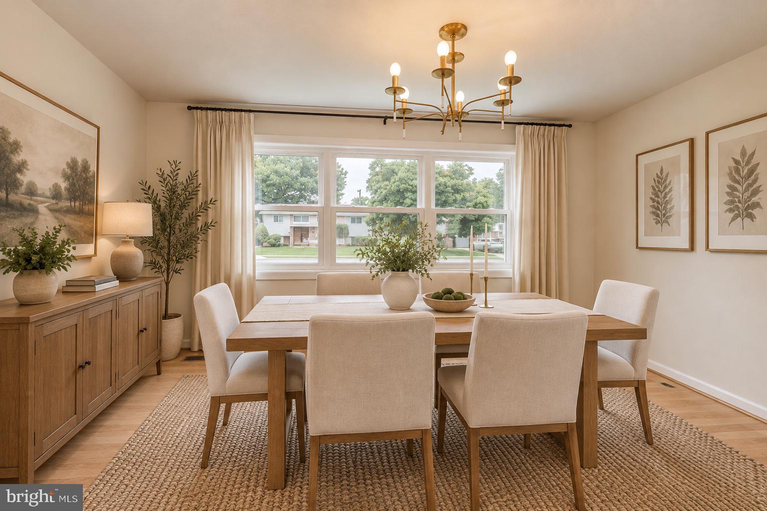 7438 Prince George Road Baltimore, MD 21208 - Photo 11 of 39 Dining Room-Virtually Staged.