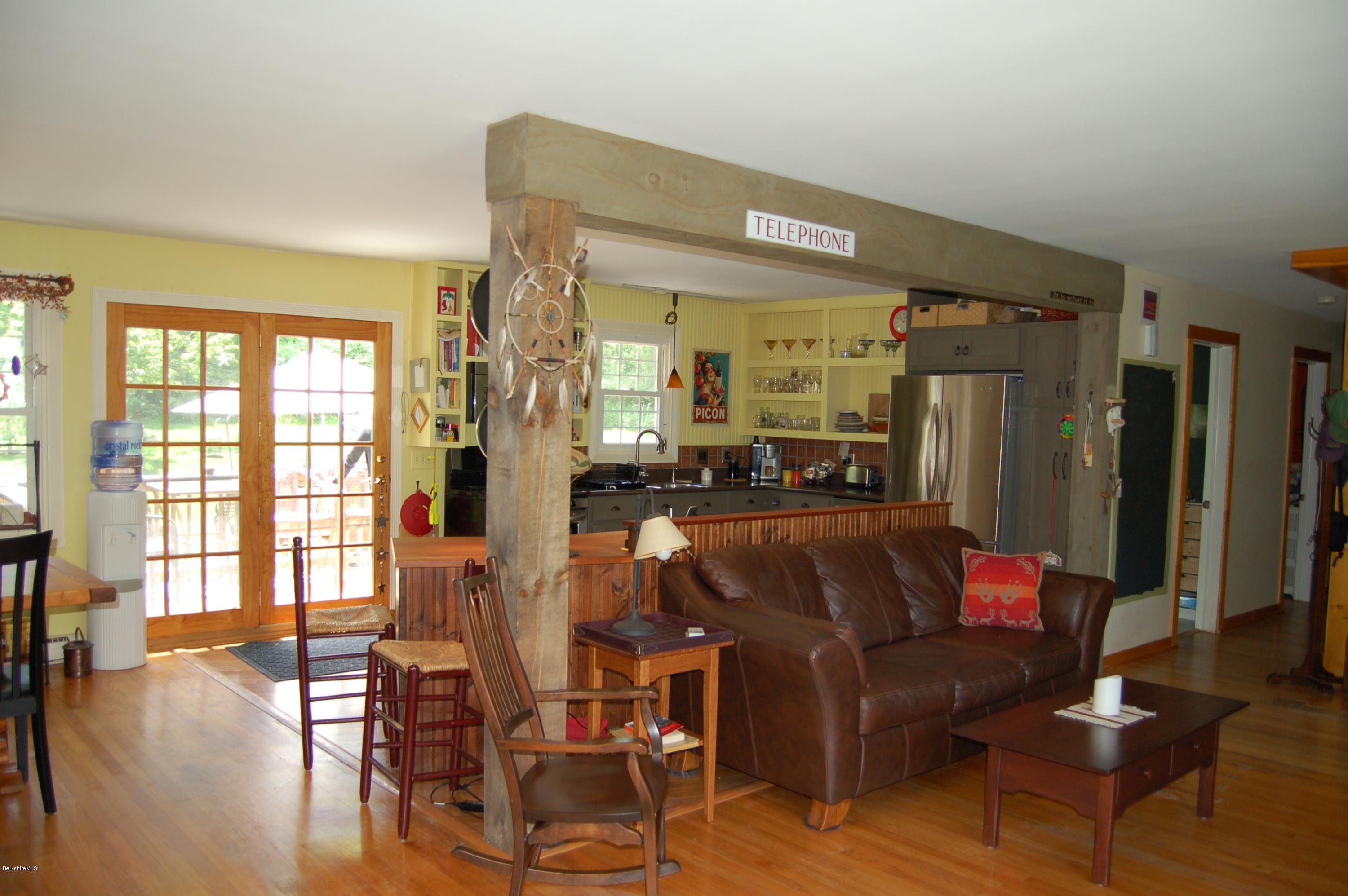 1 Post Road Lenox, MA 01240 - Photo 4 of 28 Living Room/Kitchen